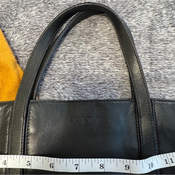 Loewe Black Leather Carryall Tote Bag - Picture 3 of 8